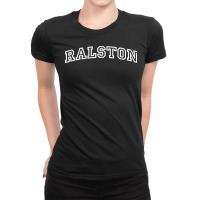 Ralston Arch Athletic College University Alumni Style T Shirt Ladies Fitted T-shirt | Artistshot