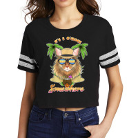 It Is 5 O´clock Somewhere Drinking Siberian Cat Scorecard Crop Tee | Artistshot