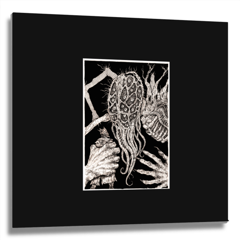 Oh Amygdala Metal Print Square | Artistshot