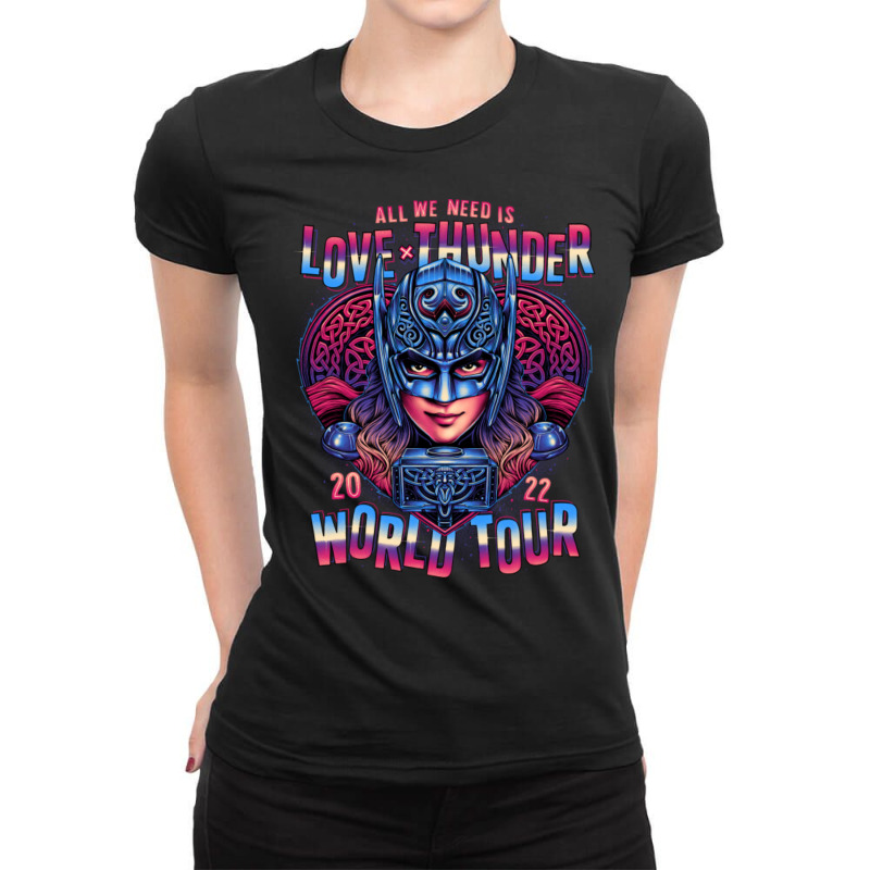 Emblem Of Love Ladies Fitted T-Shirt by cm-arts | Artistshot