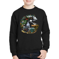 Studio Ghibli Characters (w) Youth Sweatshirt | Artistshot