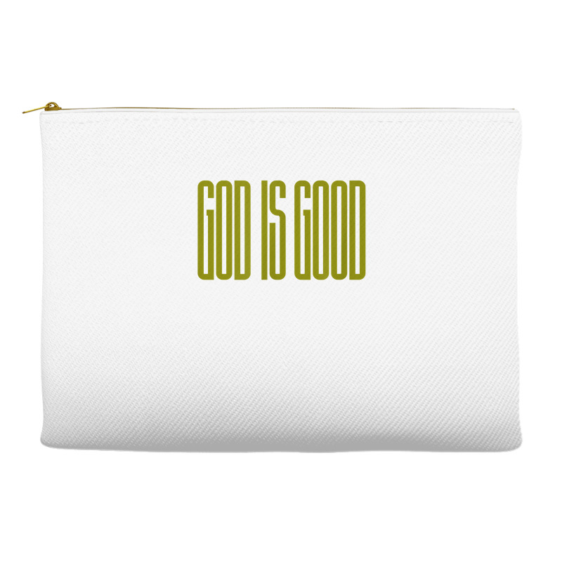 God Is Good Christian T Shirt Accessory Pouches | Artistshot