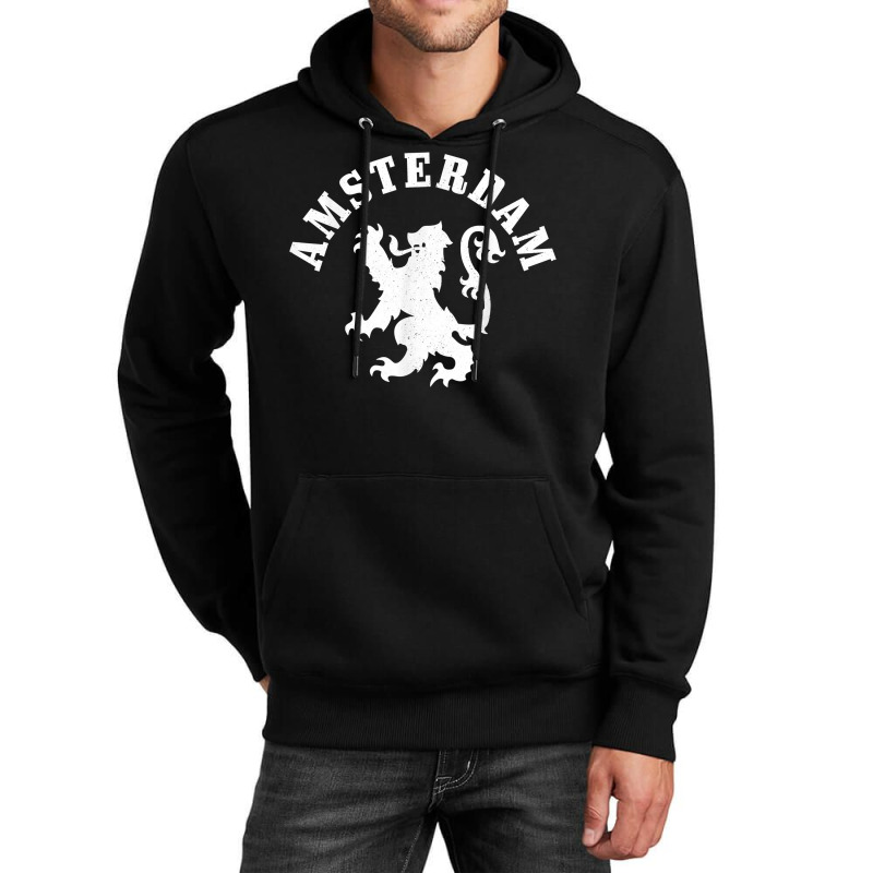 Amsterdam Netherlands Lion Dutch Holland Vintage Amsterdam Unisex Hoodie | Artistshot