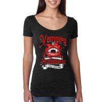 Vampire Or Phlebotomist You Decide   Hospital Blood Donation T Shirt Women's Triblend Scoop T-shirt | Artistshot