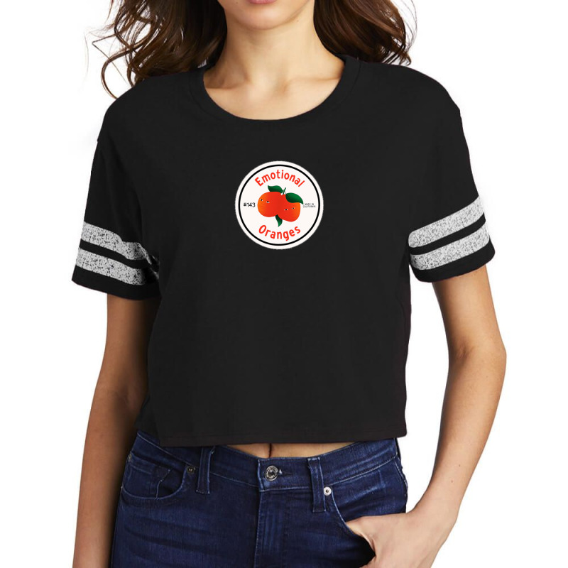 Emotional Oranges Scorecard Crop Tee by AmySimon | Artistshot