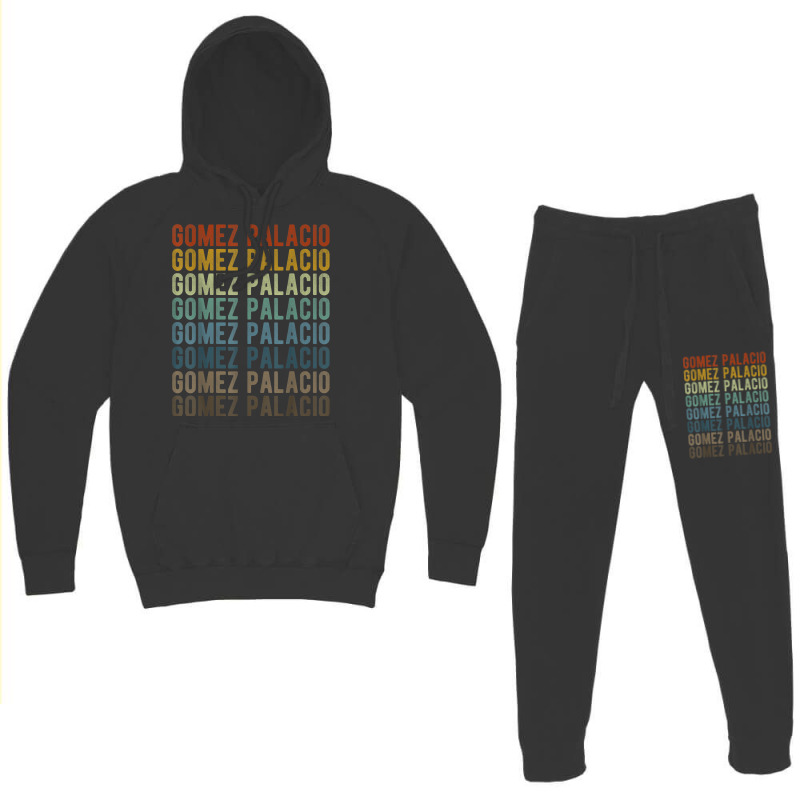 Gomez Palacio City Mexico Retro Hoodie & Jogger Set | Artistshot