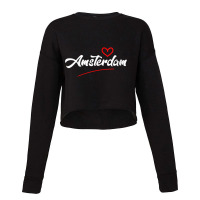 Womens Amsterdam Love V Neck T Shirt Cropped Sweater | Artistshot