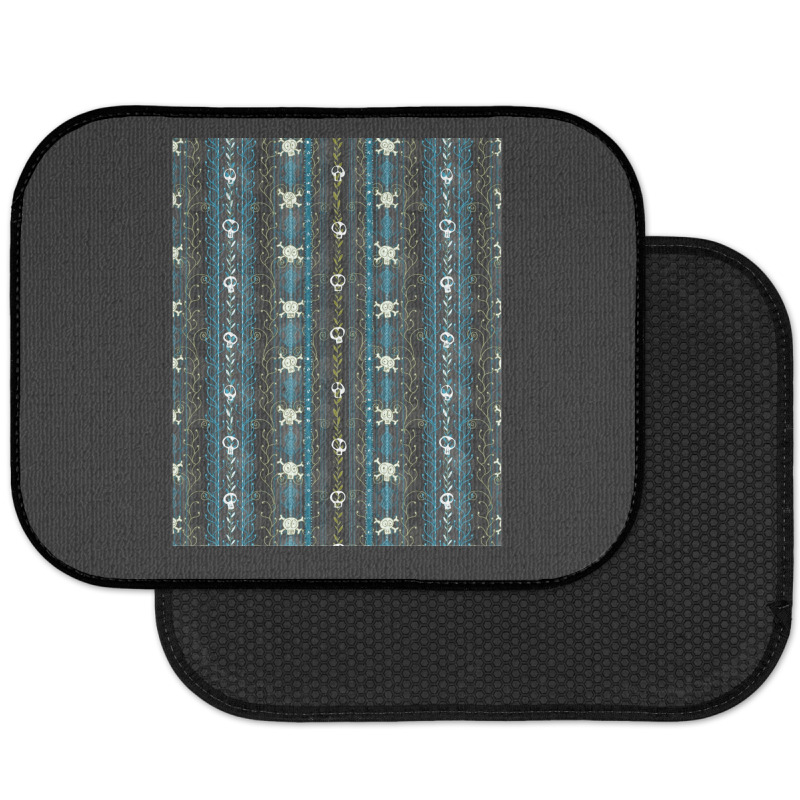 Vines-o-death----aqua- Rear Car Mat | Artistshot