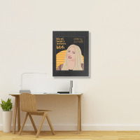 Oppenheim,let_s Get Burgers And Botox Portrait Canvas Print | Artistshot