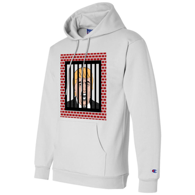 Jail Trump, Lock Trump Up, Trump In Prison, Dump Trump Long Sleeve T S Champion Hoodie | Artistshot