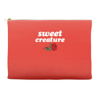 Sweet Creature White Accessory Pouches | Artistshot