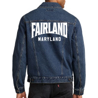 Fairland Maryland T Shirt Men Denim Jacket | Artistshot