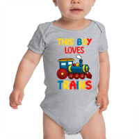 This Boy Loves Trains Locomotives And Wagon! Kid Boys Train T Shirt Baby Bodysuit | Artistshot