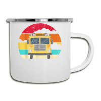 Retro Yellow School Bus For School Bus Driver And Busman Camper Cup | Artistshot