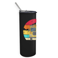 Retro Yellow School Bus For School Bus Driver And Busman Skinny Tumbler | Artistshot