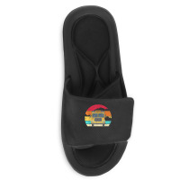 Retro Yellow School Bus For School Bus Driver And Busman Slide Sandal | Artistshot