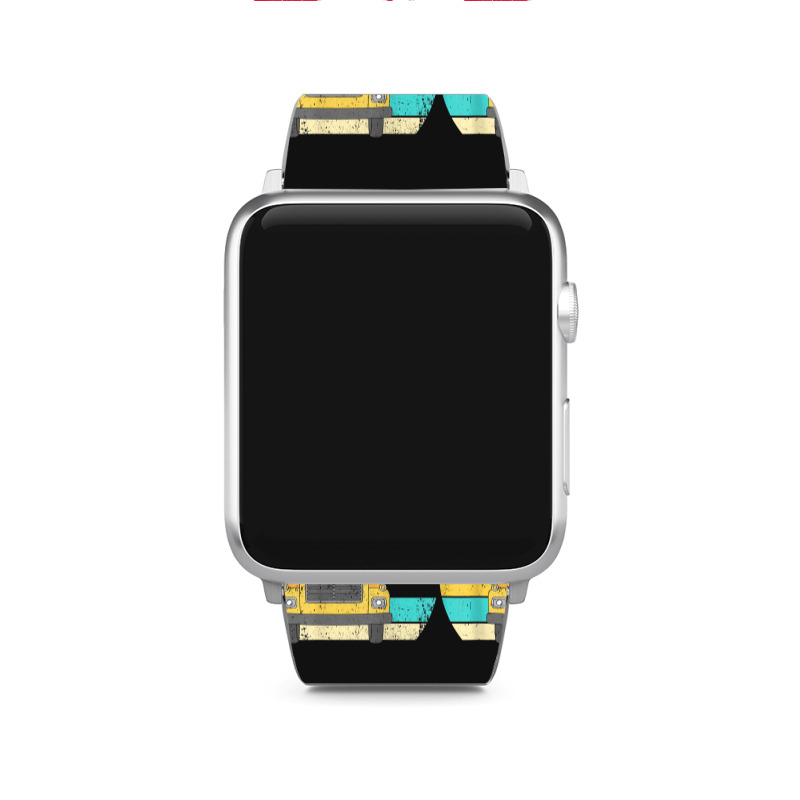 Retro Yellow School Bus For School Bus Driver And Busman Apple Watch Band by ShannonFrancis | Artistshot