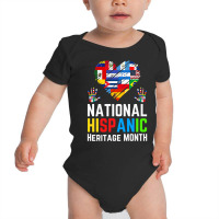 Latino America Culture Gift National Hispanic Heritage Month Premium T Baby Bodysuit | Artistshot