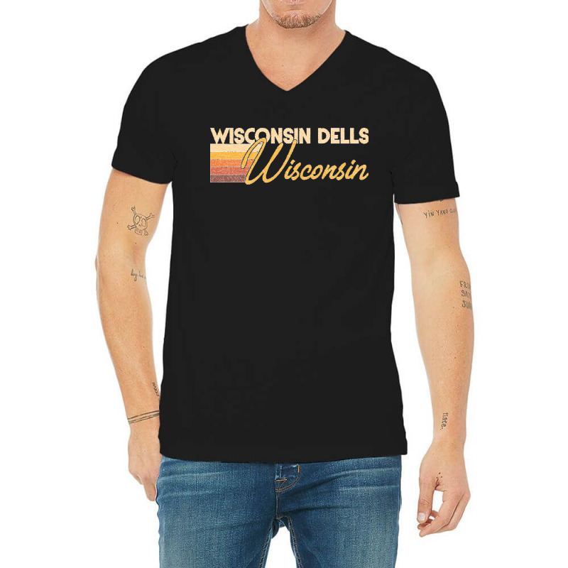 Wisconsin Dells Wisconsin V-neck Tee | Artistshot