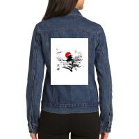 Kyoto Japan Old Capital Ladies Denim Jacket | Artistshot