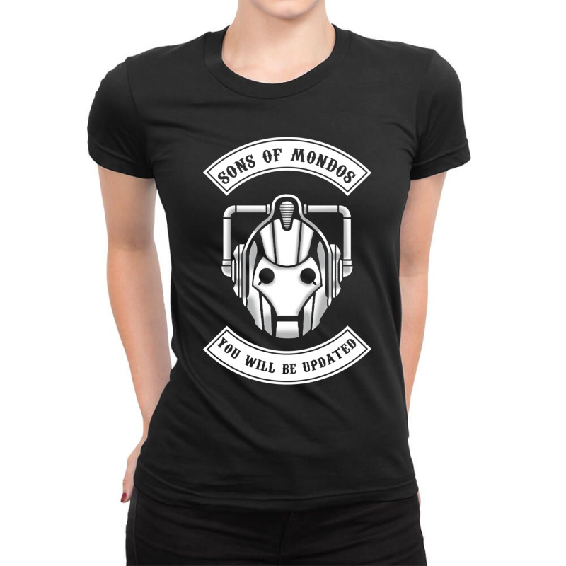 Sons Of Mondos - You Will Be Deleted Ladies Fitted T-Shirt by cm-arts | Artistshot