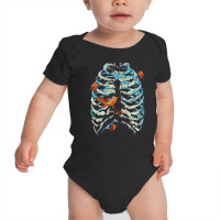 Fish Bone, Fish Bone Art, Fish Bone Vintage, Fish Bone Painting, Fish, Baby Bodysuit | Artistshot