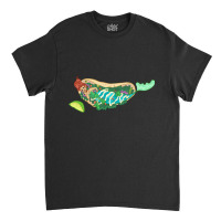 Fish Taco, Fish Taco Art, Fish Taco Vintage, Fish Taco Painting, Fish, Classic T-shirt | Artistshot