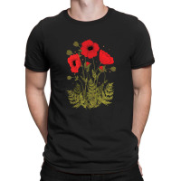 Red Poppies Vector Art T-shirt | Artistshot