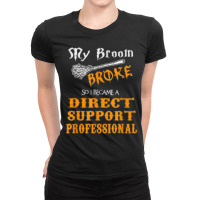 Gift Direct Support Professional Halloween Ladies Fitted T-shirt | Artistshot