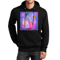 Mermaid And Blowfish, Mermaid And Blowfish Art, Mermaid And Blowfish V Unisex Hoodie | Artistshot