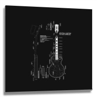 Guitar Les Paul, Guitar Les Paul Art, Guitar Les Paul Vintage, Guitar  Metal Print Square | Artistshot