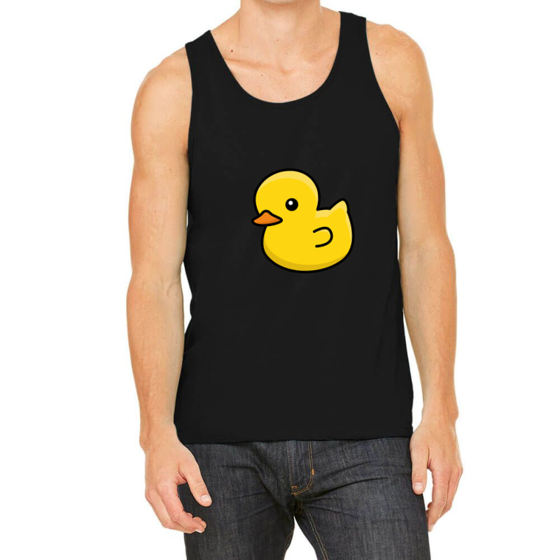 Yellow Cute Duck Animal Kawaii Cartoon Tank Top | Artistshot