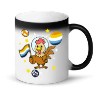 Chicken In Space Aroace Pride Magic Mug | Artistshot