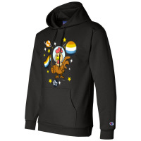 Chicken In Space Aroace Pride Champion Hoodie | Artistshot