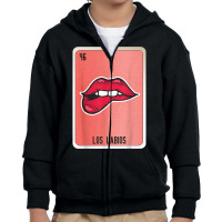 Los Labios Mexican Slang Lottery Bingo Cards T Shirt Youth Zipper Hoodie | Artistshot