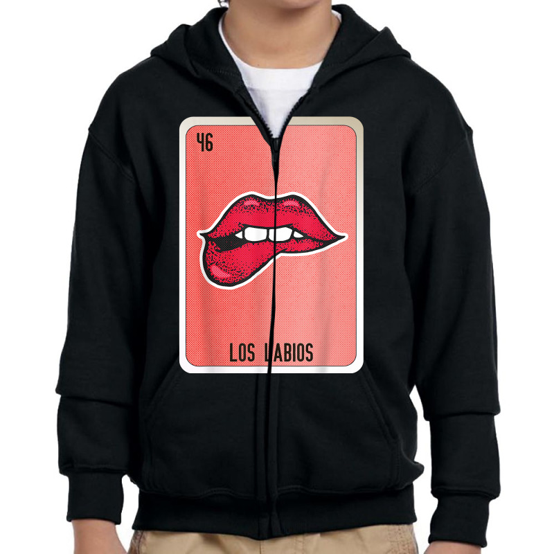 Los Labios Mexican Slang Lottery Bingo Cards T Shirt Youth Zipper Hoodie by leiseyxlmorit | Artistshot