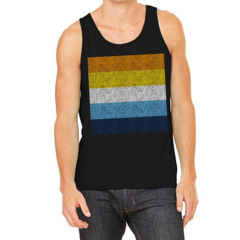 Distressed Aroace Flag Tank Top | Artistshot