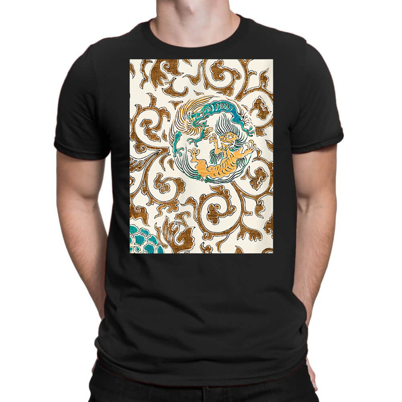 Japanese Patterns From Paintings And Woodblock Prints 5 T Shirt T-Shirt by cm-arts | Artistshot