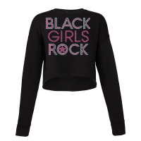 Black Girl Rock Rhinestone Design For Woman Birthday Cropped Sweater | Artistshot