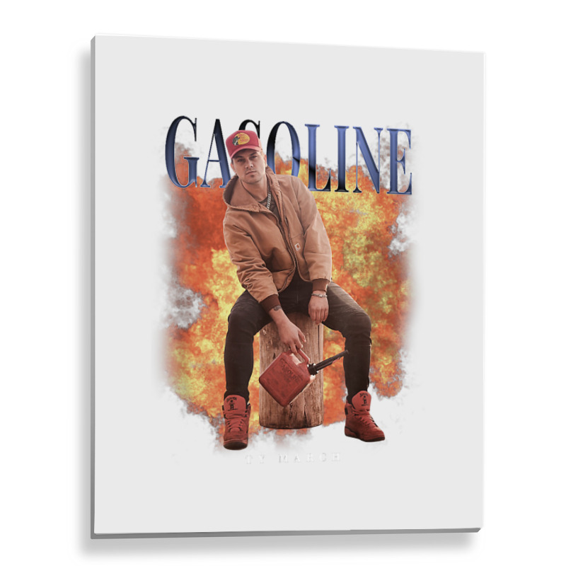 Gasoline T Shirt Metal Print Vertical | Artistshot