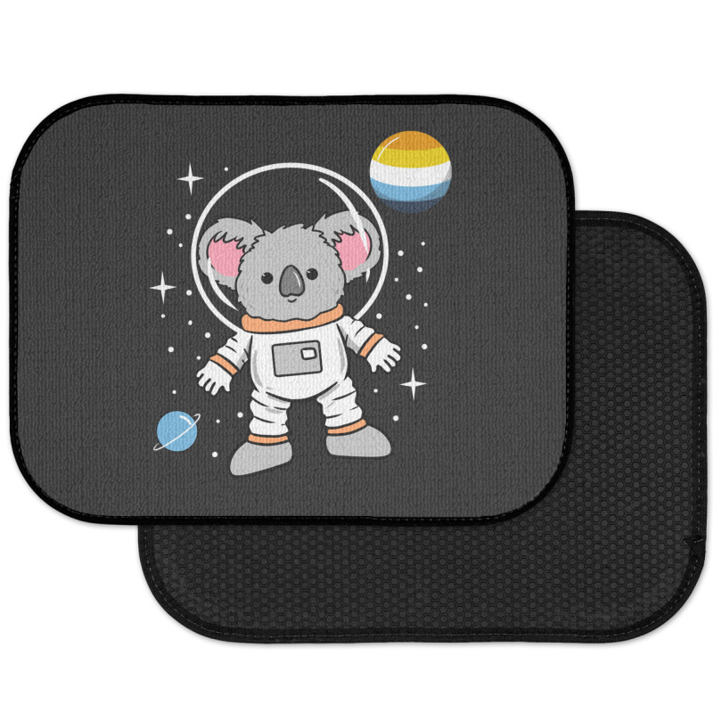 Koala Astronaut Aroace Pride Rear Car Mat | Artistshot