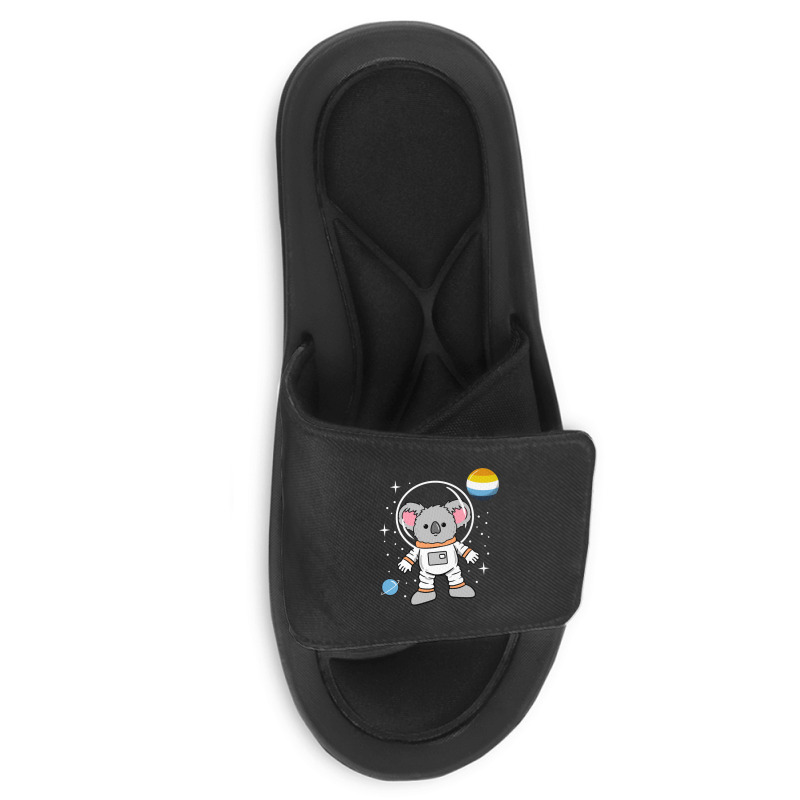 Koala Astronaut Aroace Pride Slide Sandal | Artistshot