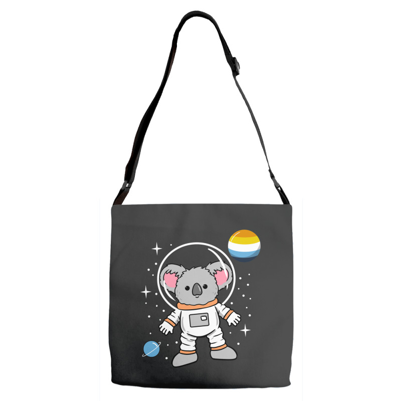 Koala Astronaut Aroace Pride Adjustable Strap Totes | Artistshot