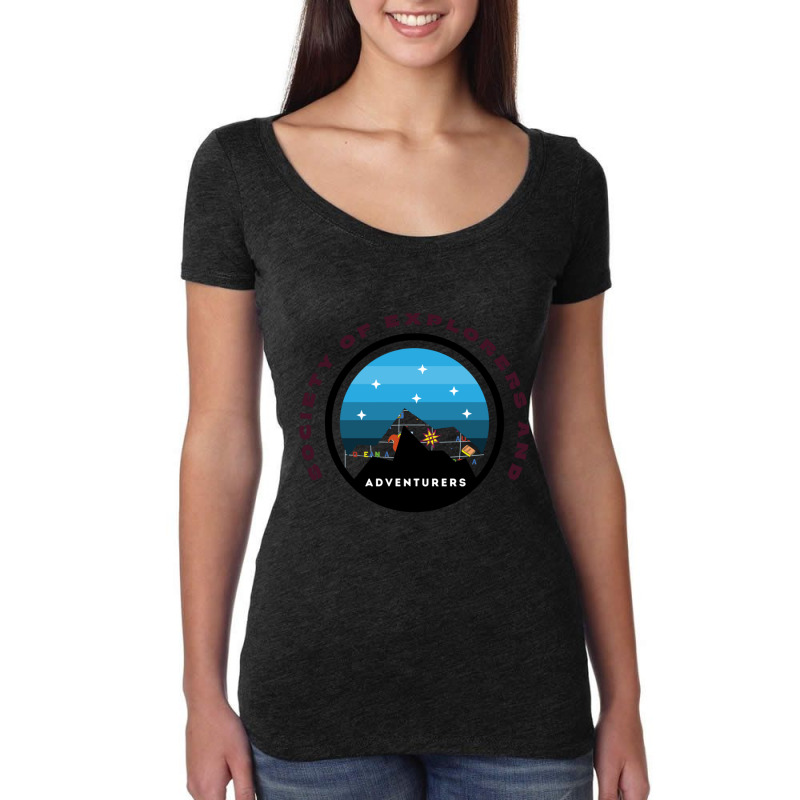 Society Of Explorers And Adventurers Women's Triblend Scoop T-shirt by cm-arts | Artistshot