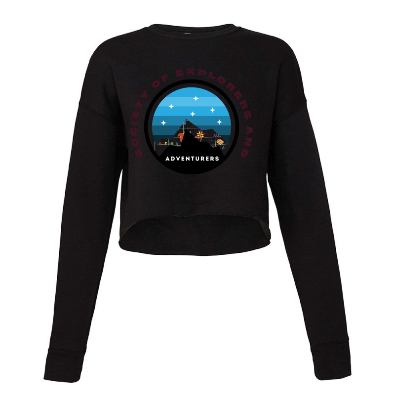 Society Of Explorers And Adventurers Cropped Sweater by cm-arts | Artistshot