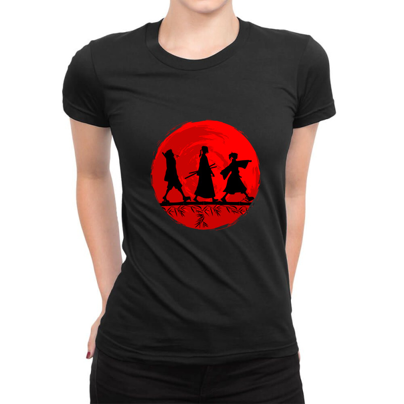 Samurai Ladies Fitted T-Shirt by cm-arts | Artistshot