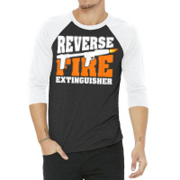 Pyrotechnics Flame Machine   Flame Thrower Gun Flamethrower 3/4 Sleeve Shirt | Artistshot