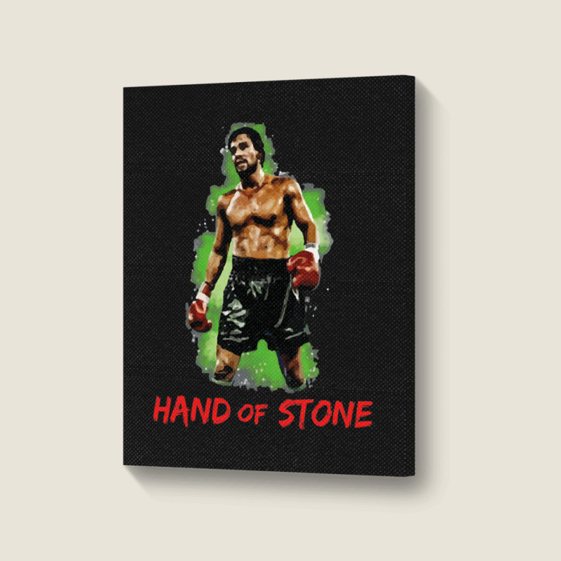 Roberto Duran Hand Of Stone Portrait Canvas Print | Artistshot