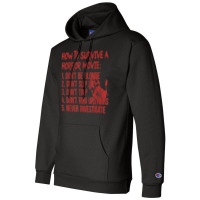 How To Survive A Horror Movie Don't Be Blonde Don't Slip Up T Shirt Champion Hoodie | Artistshot