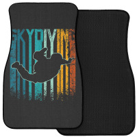 Retro Vintage Skydiving Front Car Mat | Artistshot